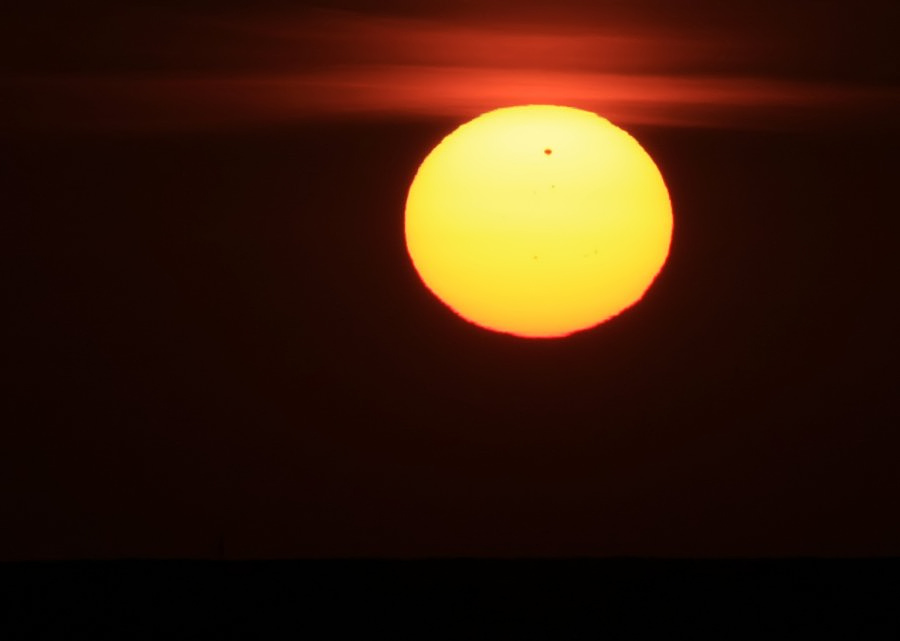 Tranzyt przejcie Wenus na tle Soca 2012 - Venus transit over the Sun