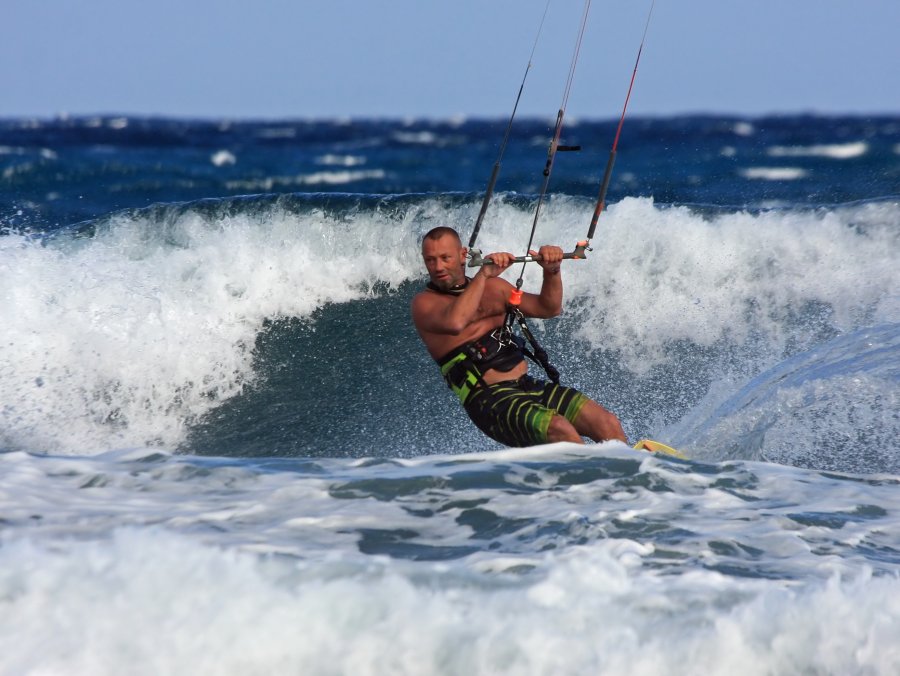 Windsurfing i kitesurfing w El Medano  i El Cabezo, czyli 12.11.2012 na Teneryfie