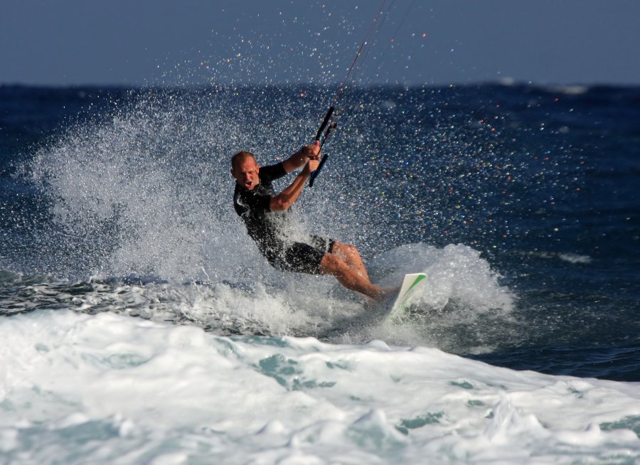 Windsurfing i kitesurfing w El Medano  i El Cabezo, czyli 12.11.2012 na Teneryfie