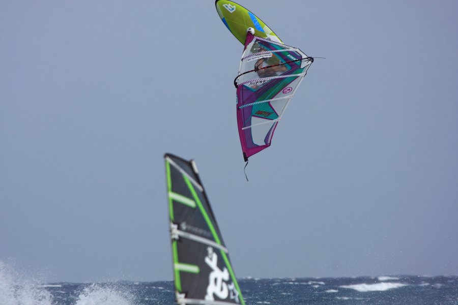Windsurfing i kitesurfing w El Medano  i El Cabezo, czyli 27.11.2012 na Teneryfie