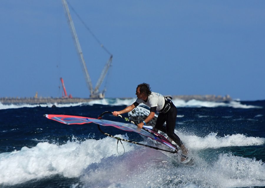 Windsurfing i kitesurfing w El Medano  i El Cabezo, czyli 03.12.2012 na Teneryfie