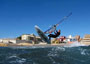 Windsurfing and kitesurfing on El Cabezo in El Medano