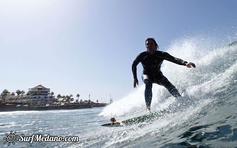 Surfing in Los Christianos 24-10-2014  Tenerife