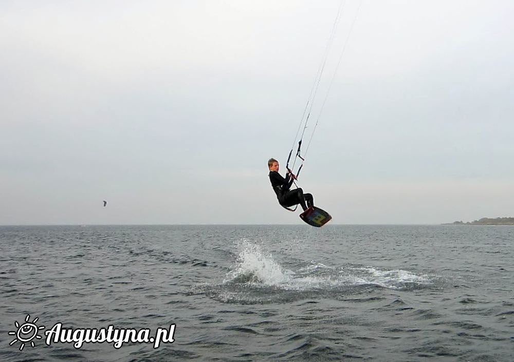 Windsurfing i kitesurfing 27-10-2014 w Jastarni na Pwyspie Helskim