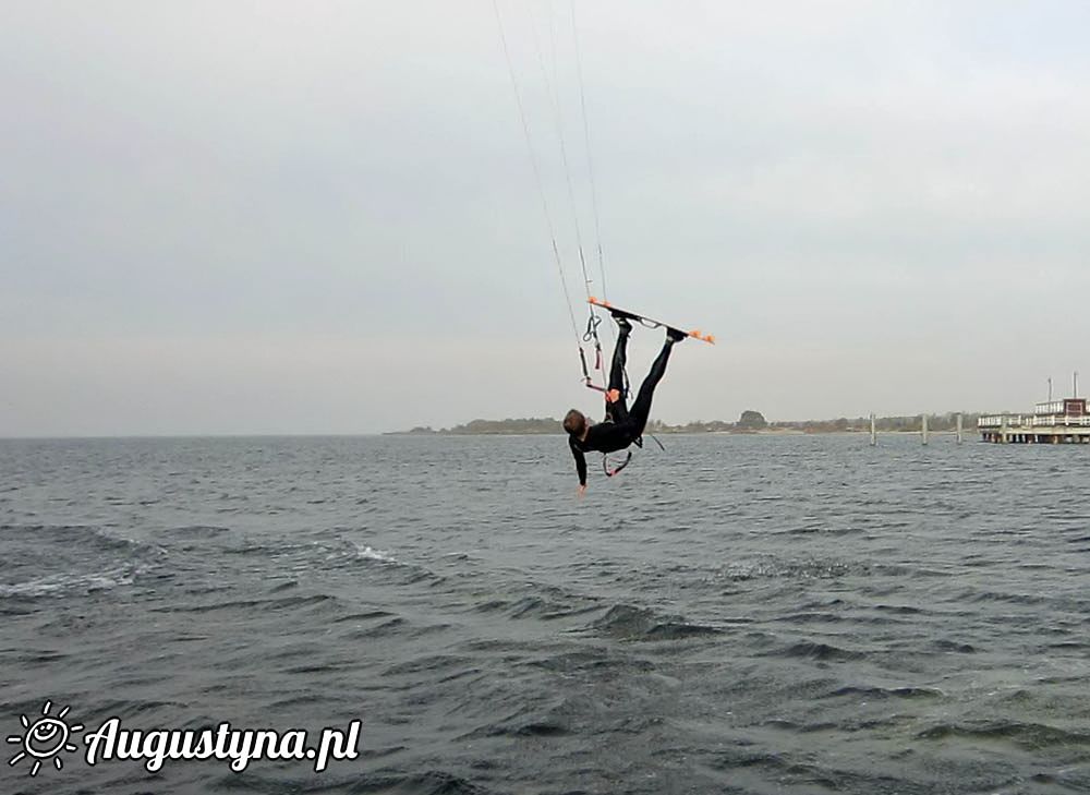 Windsurfing i kitesurfing 27-10-2014 w Jastarni na Pwyspie Helskim