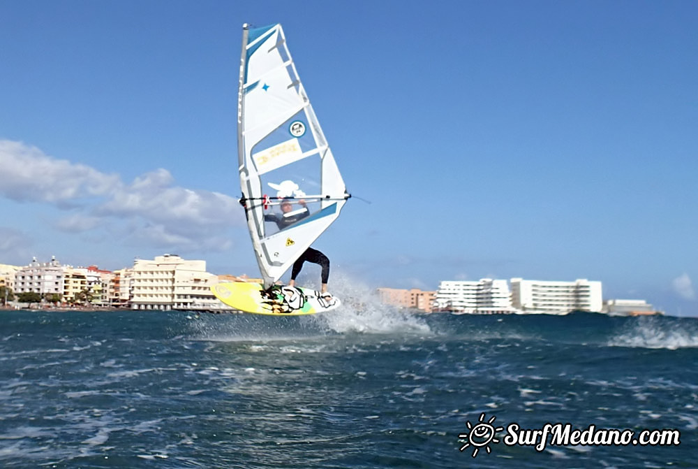 Fun with up to 40 knots wind in El Medano 19-02-2015 Tenerife