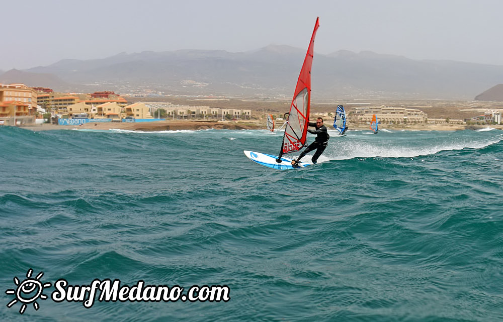 Windy Calima in El Medano 16-05-2015 Tenerife