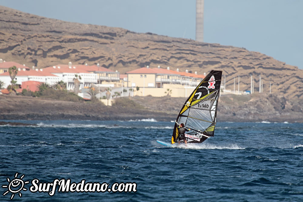  Windsurfing freestyle and slalom in El Medano 26-01-2017 Tenerife