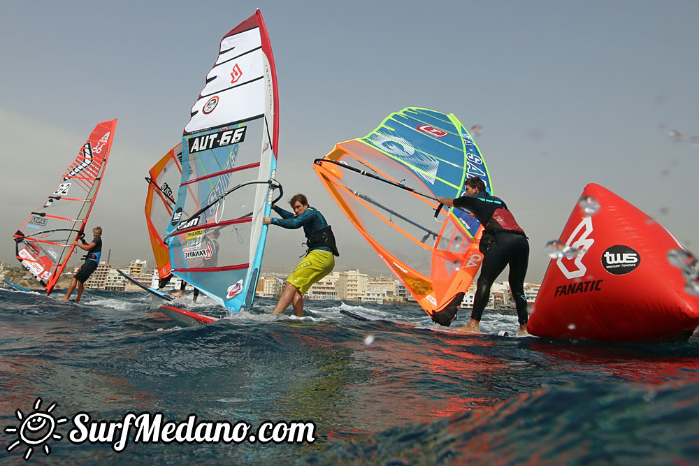 Light wind TWS Pro Slalom Training El Medano Tenerife 24-02-2017