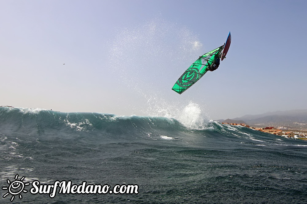  Wave windsurfing at El Cabezo in El Medano 01-03-2017 Tenerife