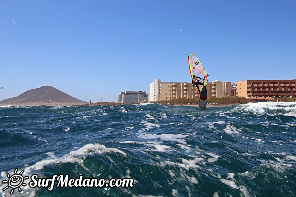  Wave windsurfing at El Cabezo in EL Medano 12-03-2017 Tenerife