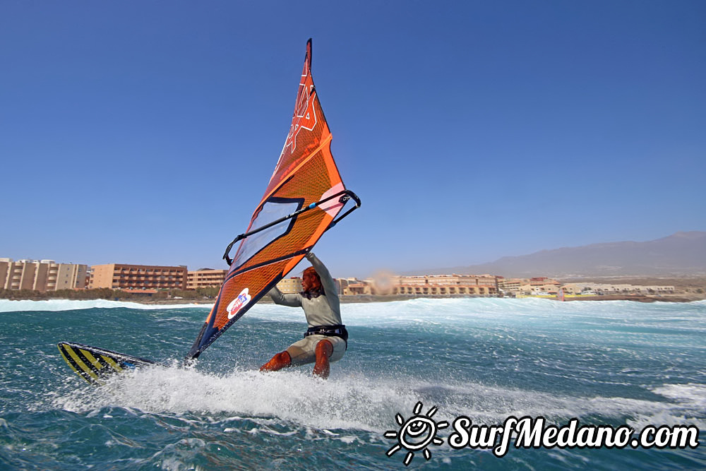  Wave windsurfing at El Cabezo in El Medano Tenerife 13-03-2017 Tenerife