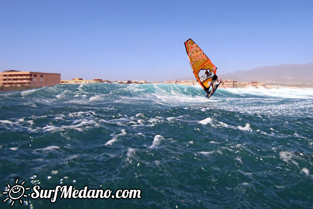  Wave windsurfing at El Cabezo in El Medano Tenerife 13-03-2017 Tenerife