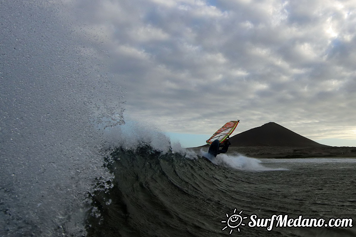 Suoth swell in El Medano 27-02-2018 Tenerife