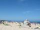 Na plaży w Jastarni, Władysławowie i Kuźnicy na Półwyspie Helskim 