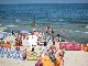 Na plaży w Jastarni, Władysławowie i Kuźnicy na Półwyspie Helskim 