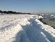 Zatoka Pucka zamarznięta, Bałtyk zamarza, w Jastarni kupa śniegu, czyli zima na Pólwyspie Helskim trzyma