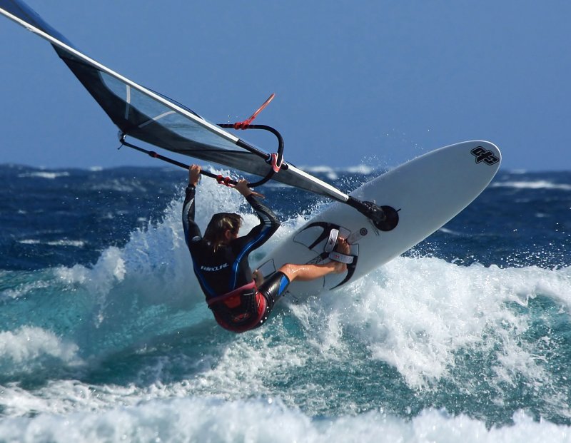 Windsurfing i kitesurfing w El Medano  i El Cabezo, czyli 04.02.2012 na Teneryfie