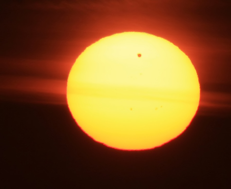 Tranzyt przejcie Wenus na tle Soca 2012 - Venus transit over the Sun