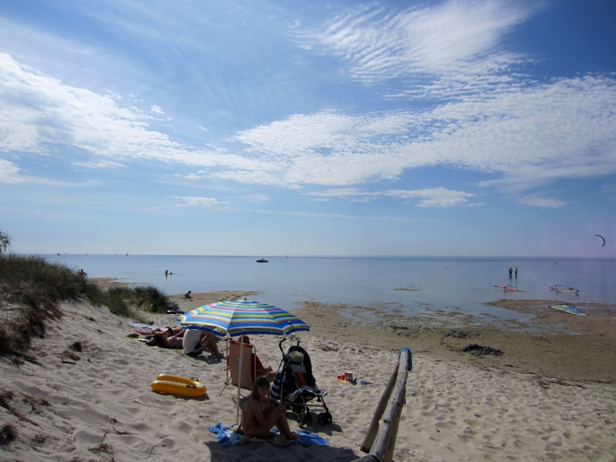Sierpień 2012 na plaży w Jastarni na Półwyspie Helskim