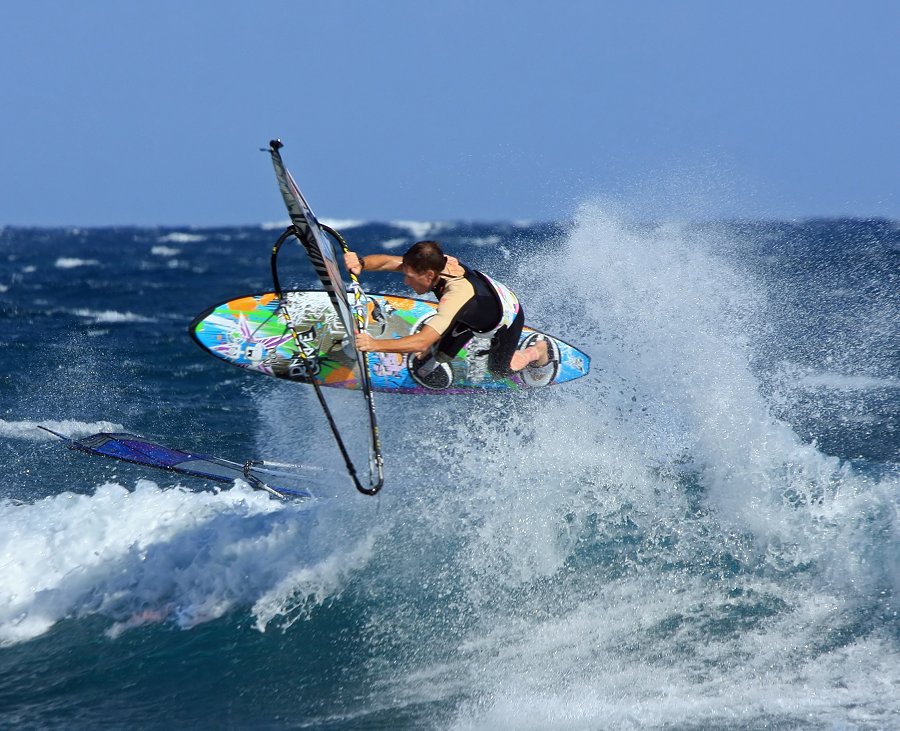 Windsurfing i kitesurfing w El Medano  i El Cabezo, czyli 02.12.2012 na Teneryfie