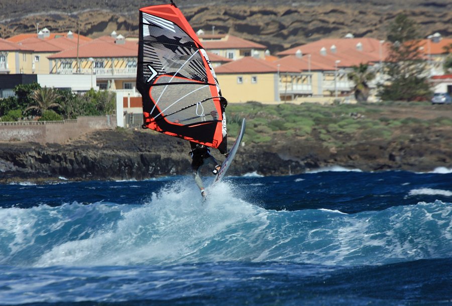 Windsurfing i kitesurfing w El Medano  i El Cabezo, czyli 03.12.2012 na Teneryfie