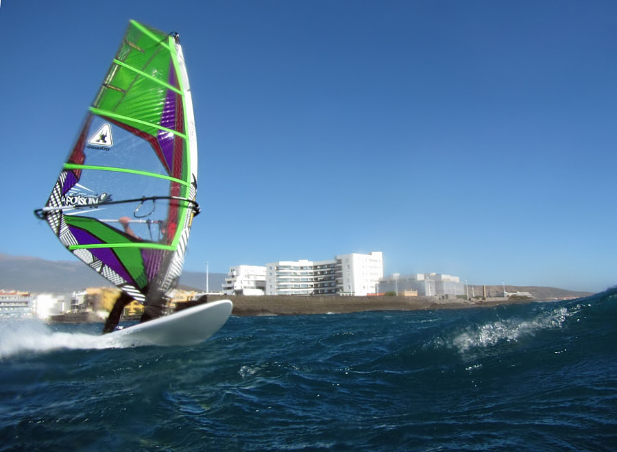 Windsurfing i kitesurfing w El Medano  i El Cabezo, czyli 15.01.2013 na Teneryfie