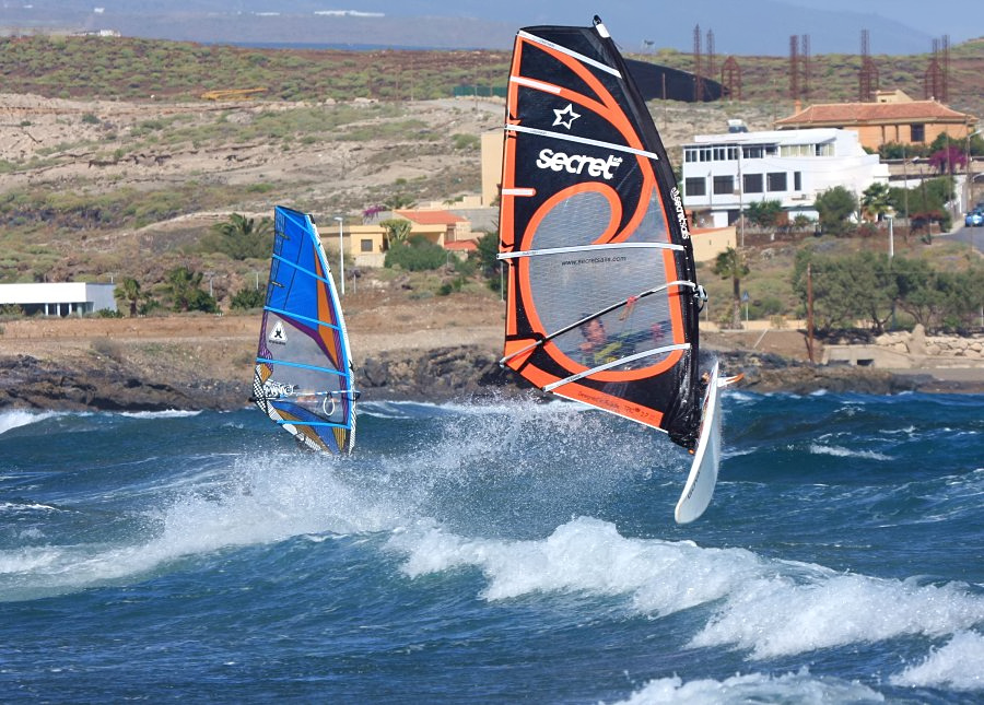 Windsurfing i kitesurfing w El Medano  i El Cabezo, czyli 24.01.2013 na Teneryfie
