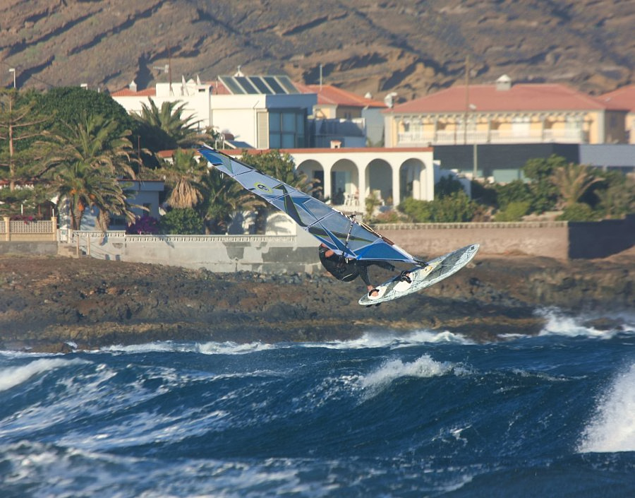 Windsurfing i kitesurfing w El Medano  i El Cabezo, czyli 24.01.2013 na Teneryfie