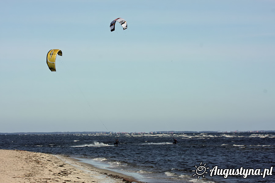 Przedwiosenny kitesurfing, czyli 9 marca 2013 w Rewie i Jastarni