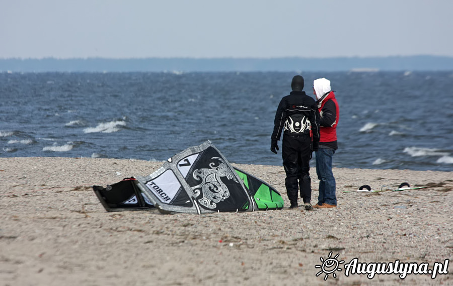 Przedwiosenny kitesurfing, czyli 9 marca 2013 w Rewie i Jastarni