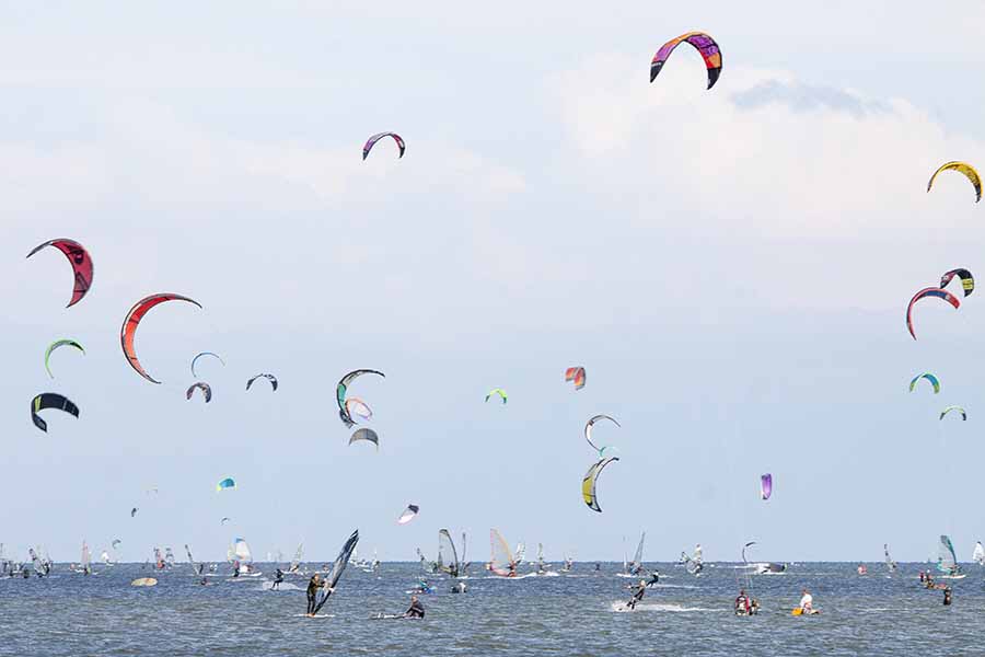 Windsurfing i kitesurfing na Pwyspie Helskim