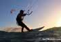 Windsurfing and kitesurfing at Harbour Wall in El Medano Tenerife