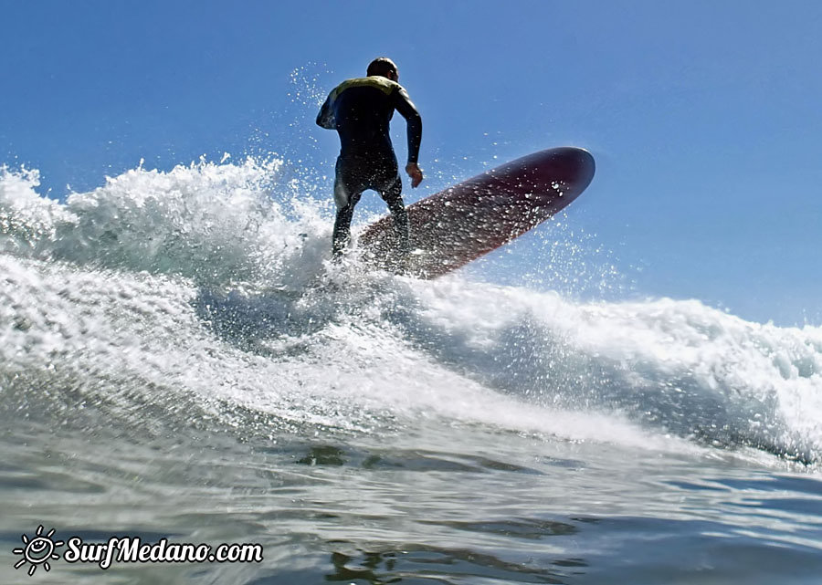 SUP and Surfing at Playa Cabezo in El Medano Tenerife 17-02-2014 Tenerife
