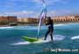 Windsurfing at El Cabezo in EL Medano tenerife 14-03-2014 