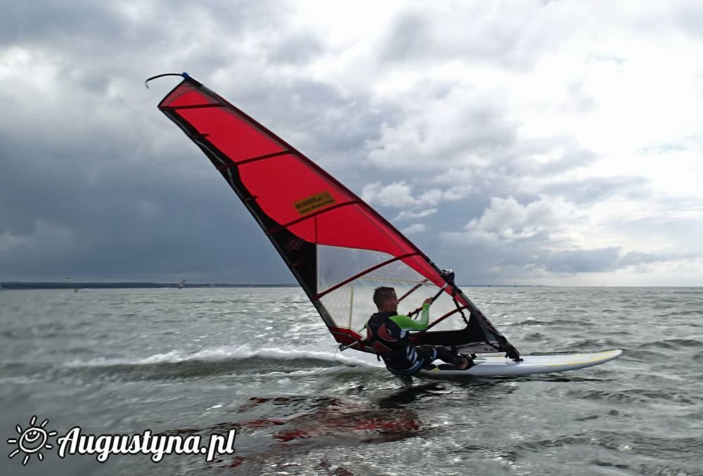 Windsurfing i kitesurfing 14-08-2014 w Jastarni na Pwyspie Helskim
