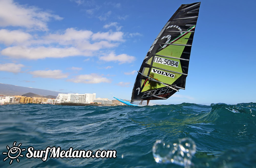 TWS Windsurf Pro Slalom Training 2016 in El Medano Tenerife
