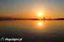 Zachód słońca widziany z OW AUGUSTYNA w Jastarni na Półwyspie Helskim