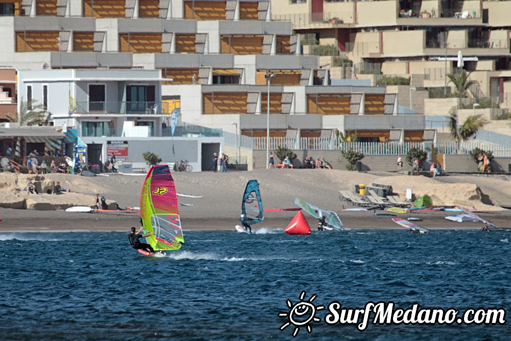  Windsurfing freestyle and slalom in El Medano 26-01-2017 Tenerife