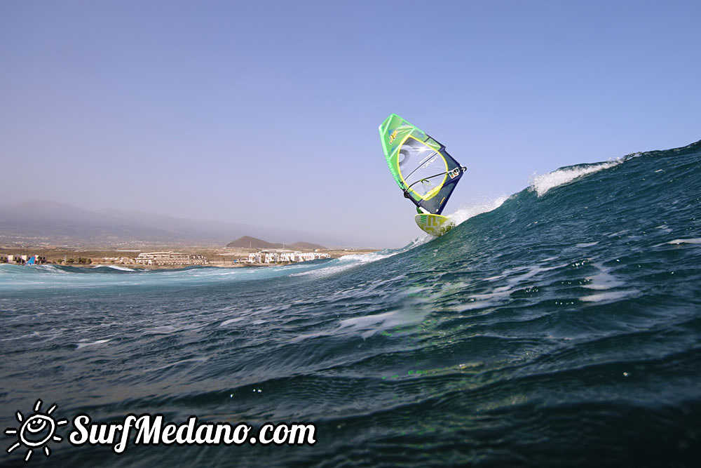 Wave windsurfing at El Cabezo in El Medano 01-03-2017 Tenerife