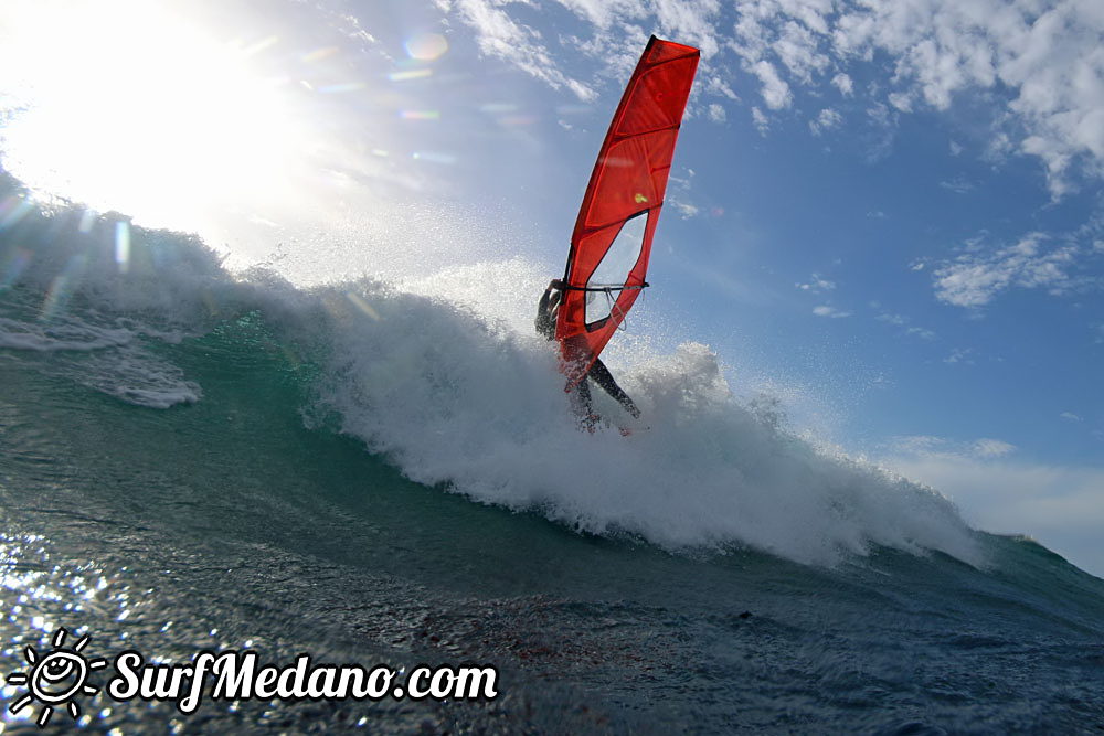  Early morning windsurfing at EL Cabezo in El Medano 06-03-2016 Tenerife