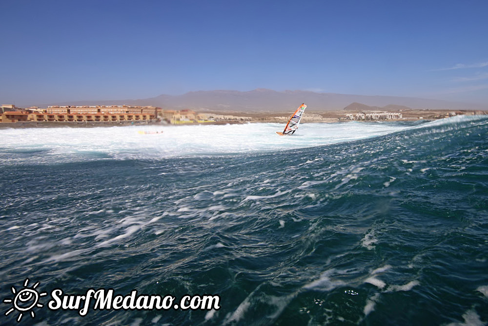  Wave windsurfing at El Cabezo in El Medano Tenerife 13-03-2017 Tenerife