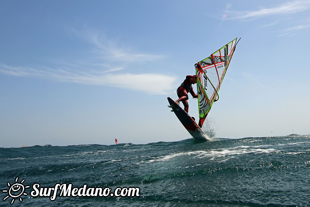  Windsurfing at El Cabezo in El Medano 31-03-2017 Tenerife